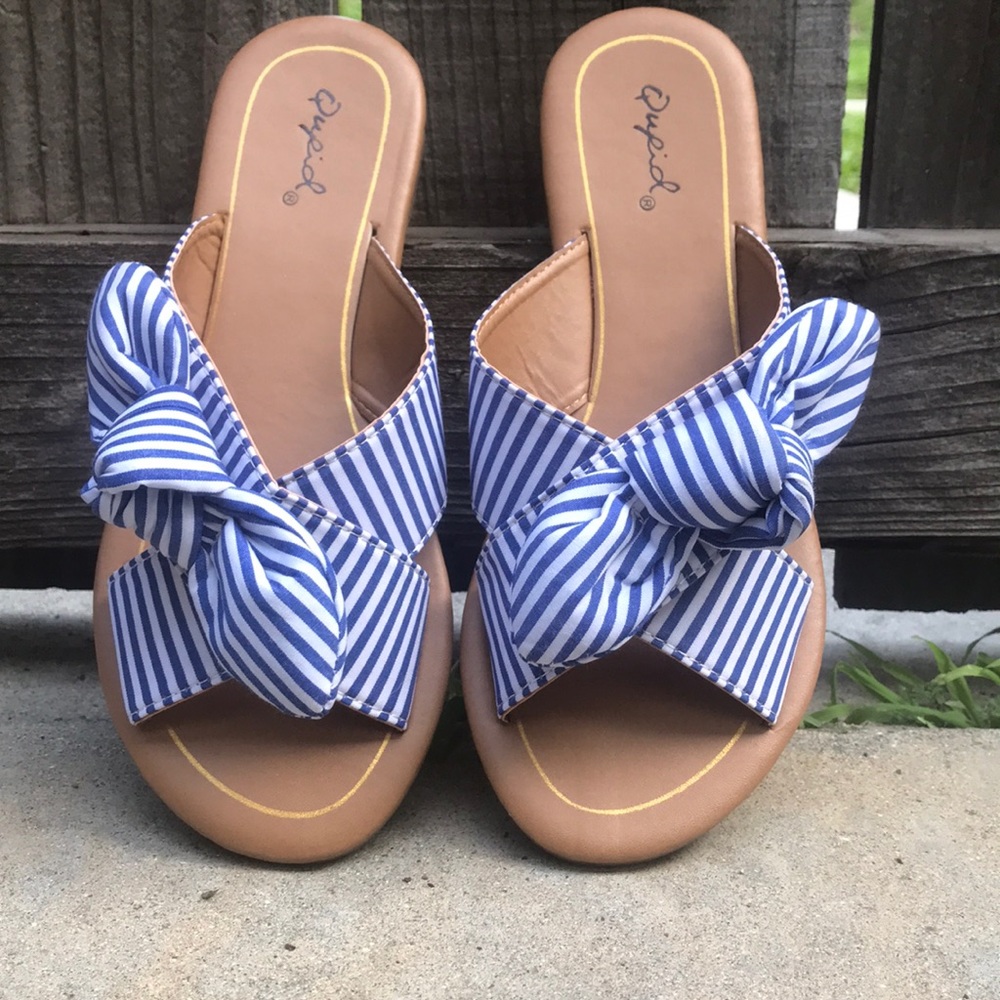 LAST PAIR SIZE 7 Stripped blue/white Slide - Picture 6 of 6